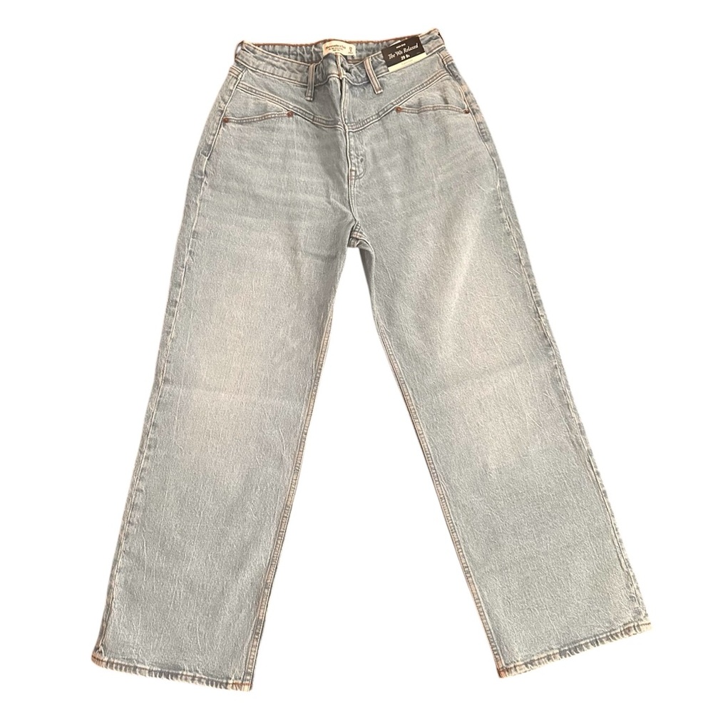 Abercrombie & Fitch Curve Love High Rise The 90’s Relaxed Jean
